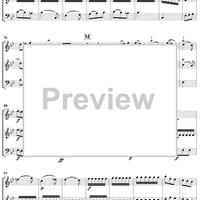 String Trio in B-Flat Major, Op. 1, No. 5 - Score