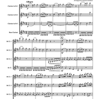 First Movement from Quartet No. 4 in C (K. 157) - Score