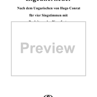 He, Zigeuner - From "Zigeunerlieder" Op. 103, No. 1