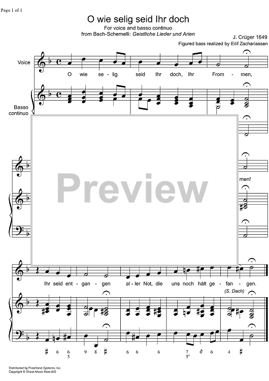 O wie selig seid Ihr doch