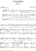 Fifteen Songs, op. 26, no. 7: To The Children