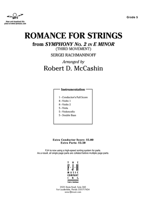 Romance for Strings - Score