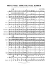 Montville Bicentennial March - Score