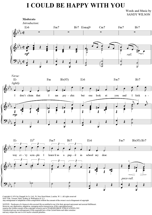 I Could Be Happy With You