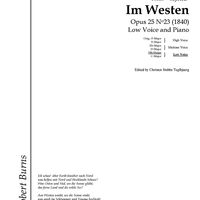 Im Westen Op.25 No.23