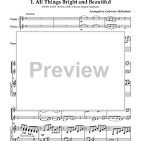 Hymns of Peace for 2 Violins and Piano - Piano