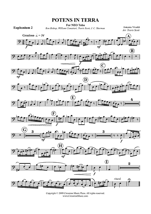 Potens In Terra - Euphonium 2