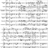 Serenade in D Minor, Op. 44, B77, Movement 1 - Score