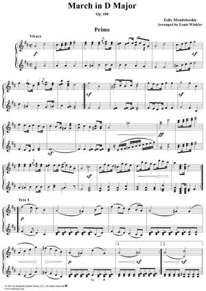 March in D Major, Op. 108