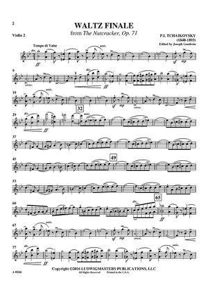 Waltz Finale from The Nutcracker, Op. 71 - Violin 2