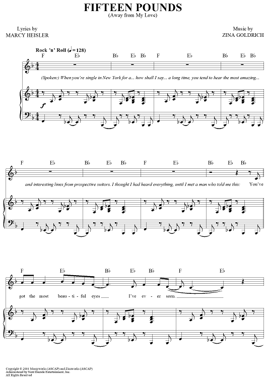 Fifteen Pounds (Away from My Love)