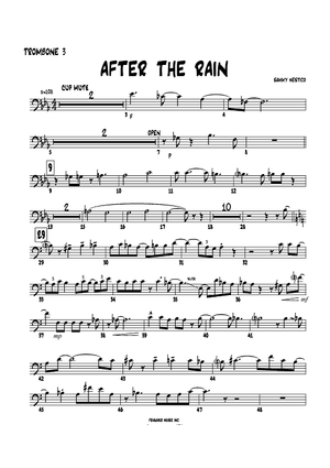 After the Rain - Trombone 3