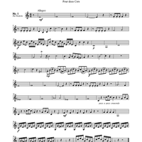 Douze Petits Duos - Horn 2