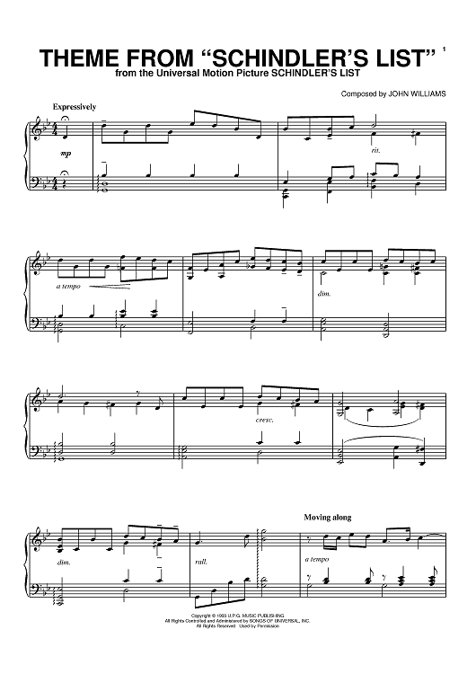 Theme From "Schindler's List"