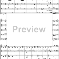 Serenade for String Orchestra in C major (C-dur). Movement IV, Finale (Tema Russo) - Score