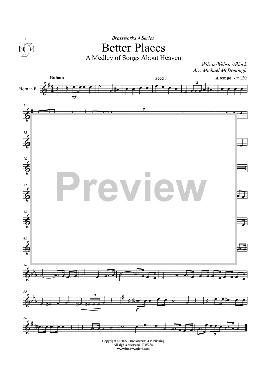 Better Places - Horn in F