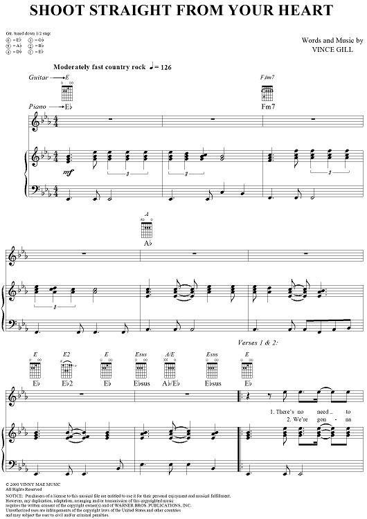 Shoot Straight from Your Heart