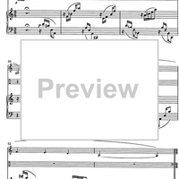 Destin (Symphonie à trois pour un drame) - Score