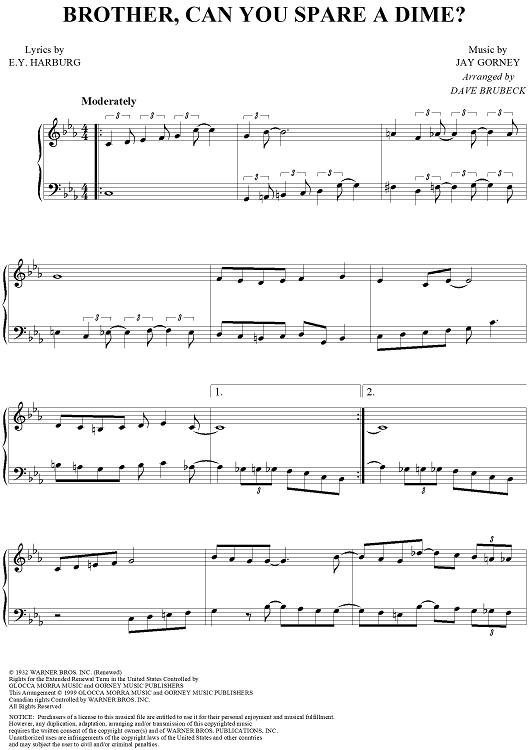 Brother, Can You Spare a Dime?