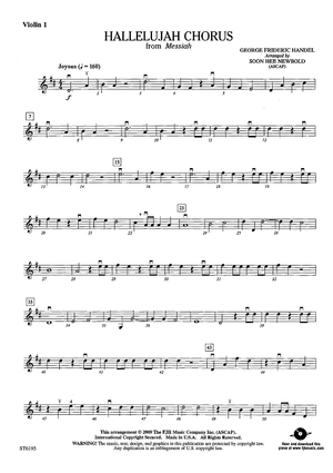 Hallelujah Chorus - from Messiah - Violin 1