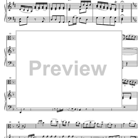 Concerto D Major Op. 1 - Score