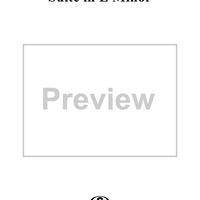 Suite in E Minor, Op. 1, No. 2 - Cello/Bassoon