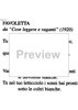 Favoletta - Score