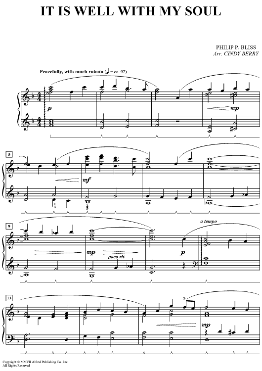 It Is Well with My Soul