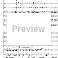 Double Clavier Concerto No. 2 in C Major, Movement 1   (BWV 1061) - Score