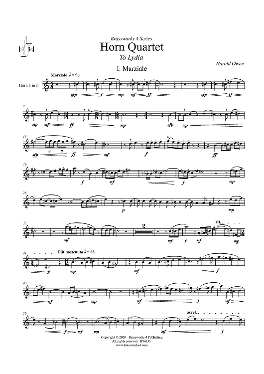 Horn Quartet - Horn 1 in F