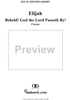 Behold! God the Lord Passeth By! - No. 34 from "Elijah", part 2