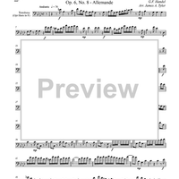 Concerto Grosso, Op. 6, No. 8 - Allemande - Trombone (opt. F Horn)