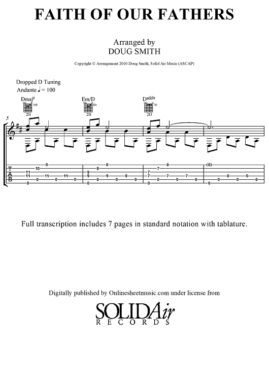 Faith Of Our Fathers (No MP3)