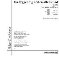 Du laegger dig ned en Aftenstund