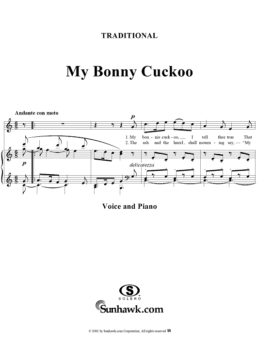 My bonny cuckoo