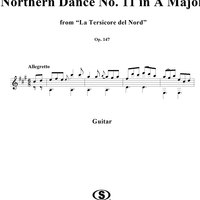 Northern Dance No. 11 in A major - From "La Tersicore del Nord" Op. 147