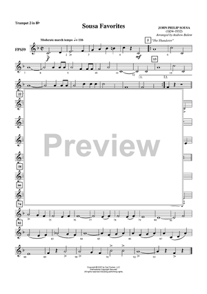 Sousa Favorites - Trumpet 2 in B-flat