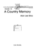 A Country Memory - Score