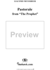 The Prophet: Pastorale - Piano Score