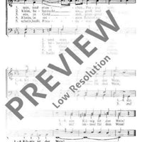 Weinlied - Choral Score