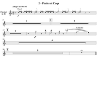 Le carnaval des animaux - Clarinet