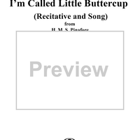 I'm Called Little Buttercup
