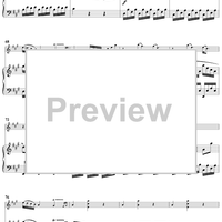 Violin Sonata in A Major, K61 - Piano Score