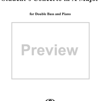 Student's Concerto - Bass