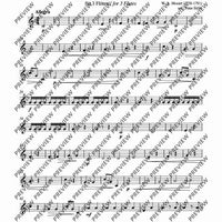 Allegro based on the sonata C major - Score and Parts