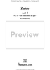 "Ich bin so bös' als gut", No. 11 from "Zaide", Act 2, K336b (K344) - Full Score