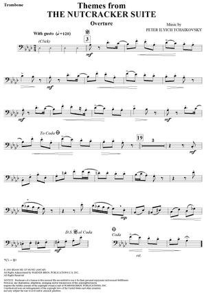 Suite from ''The Nutcracker''. (Themes From) - Trombone