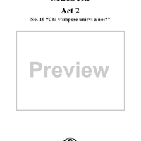 Macbeth, Act 2, No. 10, Choir. "Chi v'impose unirvi a noi?"