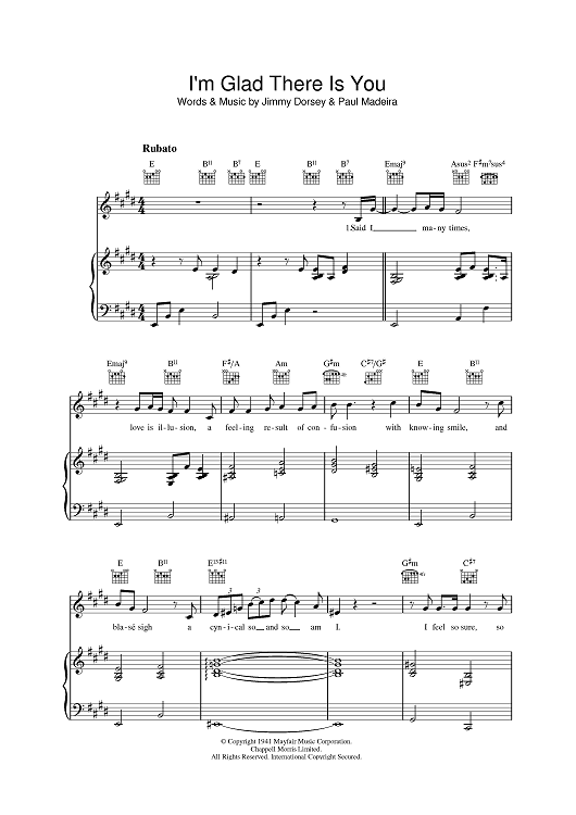 I'm Glad There Is You (In This World Of Ordinary People)