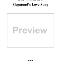 Siegmund's Love-Song from "Die Walküre"